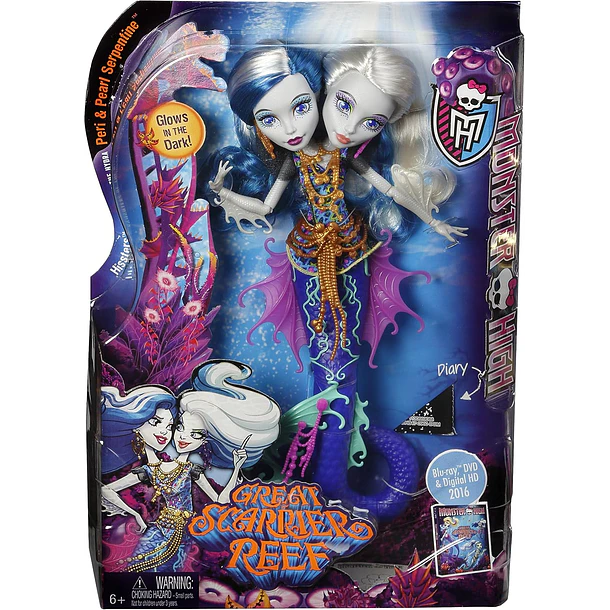 MONSTER HIGH PERI Y PEARL SERPENTINE MATTEL DHB47 12