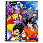 CUADERNO NORMA DRAGON BALL Z COMPOSICIÓN 1 LÍNEA 90 HOJAS 1