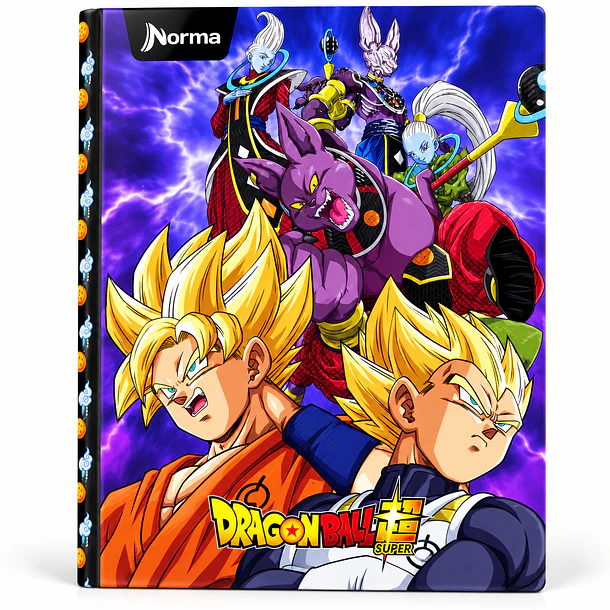 CUADERNO NORMA DRAGON BALL Z COMPOSICIÓN 1 LÍNEA 90 HOJAS 7