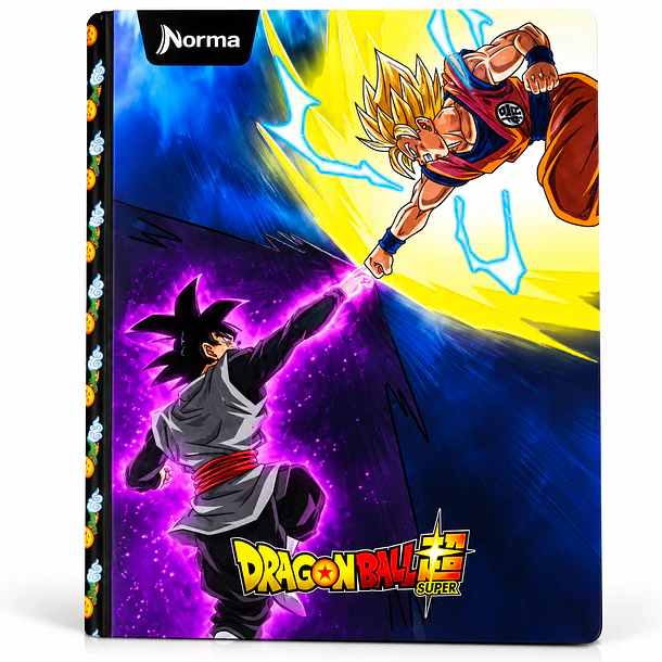 CUADERNO NORMA DRAGON BALL Z COMPOSICIÓN 1 LÍNEA 90 HOJAS 8