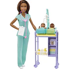 BARBIE PROFESIONES CARRERS PEDIATRA MORENA MATTEL 1