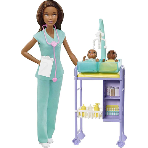 BARBIE PROFESIONES CARRERS PEDIATRA MORENA MATTEL