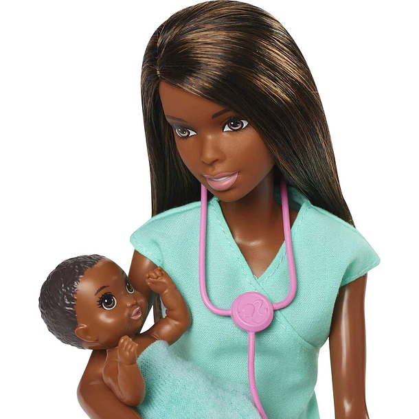 BARBIE PROFESIONES CARRERS PEDIATRA MORENA MATTEL 2