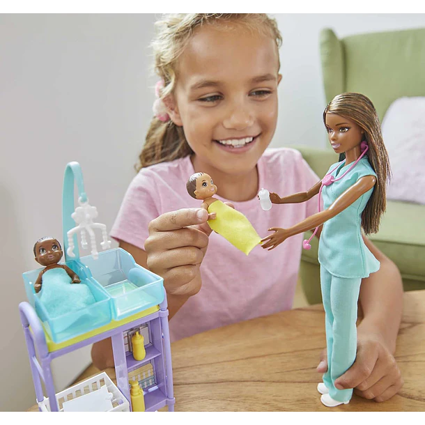 BARBIE PROFESIONES CARRERS PEDIATRA MORENA MATTEL 5