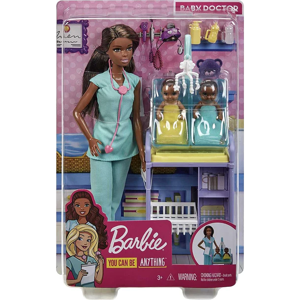 BARBIE PROFESIONES CARRERS PEDIATRA MORENA MATTEL 6