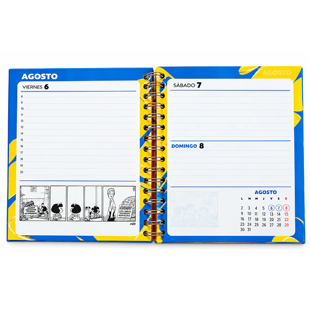 AGENDA MAFALDA Y CIA. 2026 PREMIUM PAPER 4