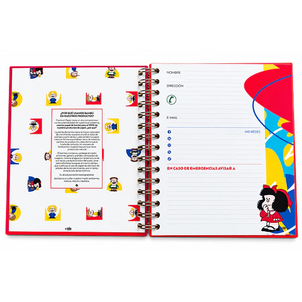 AGENDA MAFALDA Y CIA. 2026 PREMIUM PAPER 2