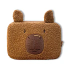 ESTUCHE MOOVING CAPYBARA DOBLE CIERRE CAFÉ 1
