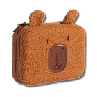 ESTUCHE MOOVING CAPYBARA DOBLE CIERRE CAFÉ 8