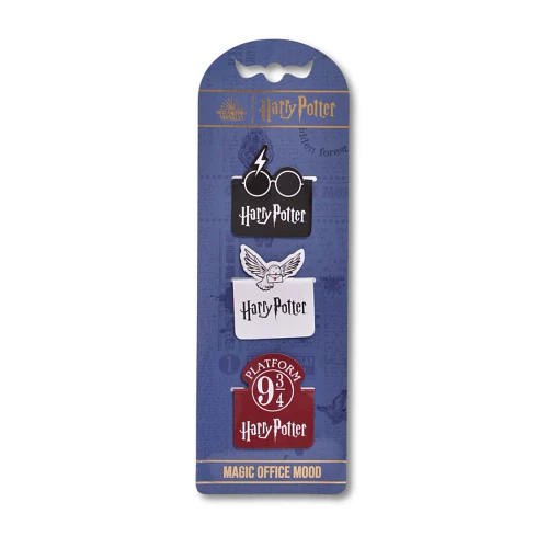 SET 3 MARCAPÁGINAS MAGNÉTICOS HARRY POTTER MOOVING