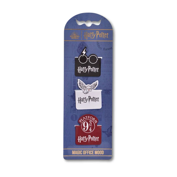 SET 3 MARCAPÁGINAS MAGNÉTICOS HARRY POTTER MOOVING 1