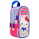 ESTUCHE HELLO KITTY KEEP 3 COMPARTIMIENTOS ROSADO 2