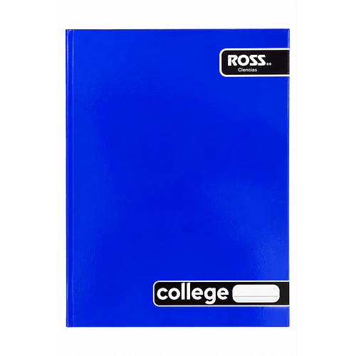 CUADERNO COLLEGE ROSS CIENCIAS 80 HOJAS 18X24,5 CM AZUL