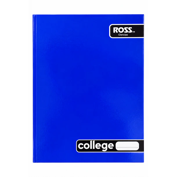 CUADERNO COLLEGE ROSS CIENCIAS 80 HOJAS 18X24,5 CM AZUL 1