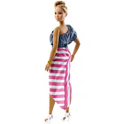 MUÑECA BARBIE FASHIONISTAS 102 CON CAMBIO DE ROPA MATTEL 4