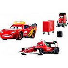 MATTEL DISNEY PIXAR CARS F1 PACK 3 VEHÍCULOS CON ACCESORIOS 1