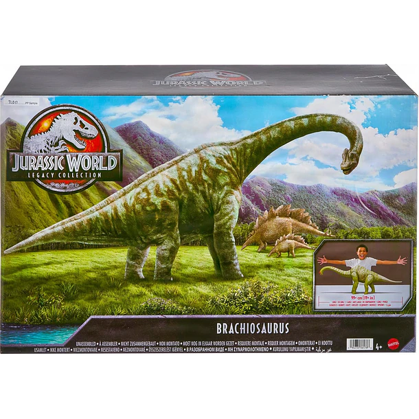 JURASSIC WORLD BRACHIOSAURUS GIGANTE 99 CM ARTICULADO MATTEL 5