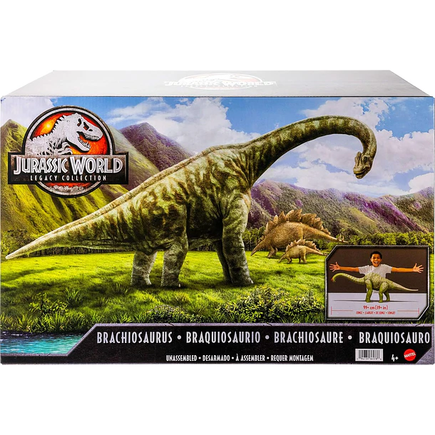 JURASSIC WORLD BRACHIOSAURUS GIGANTE 99 CM ARTICULADO MATTEL 6