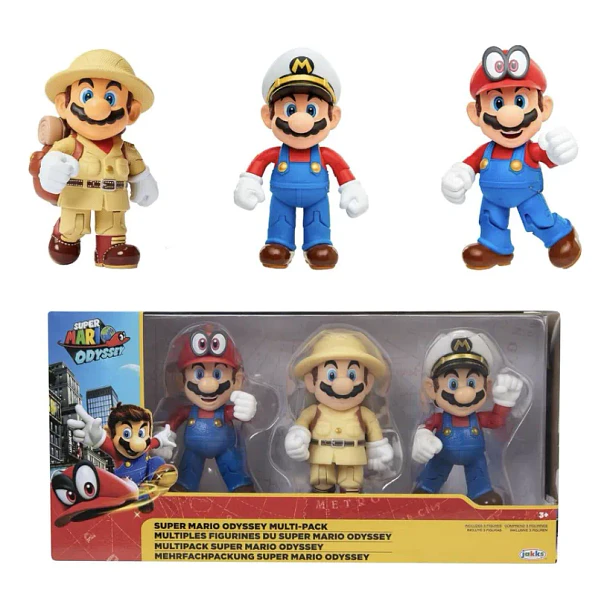 SUPER MARIO ODYSSEY PACK 3 FIGURAS 11 CM JAKKS PACIFIC 2