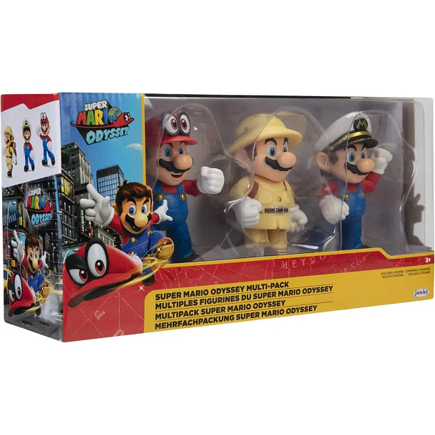 SUPER MARIO ODYSSEY PACK 3 FIGURAS 11 CM JAKKS PACIFIC 4