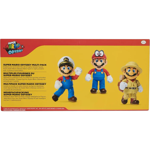 SUPER MARIO ODYSSEY PACK 3 FIGURAS 11 CM JAKKS PACIFIC 6