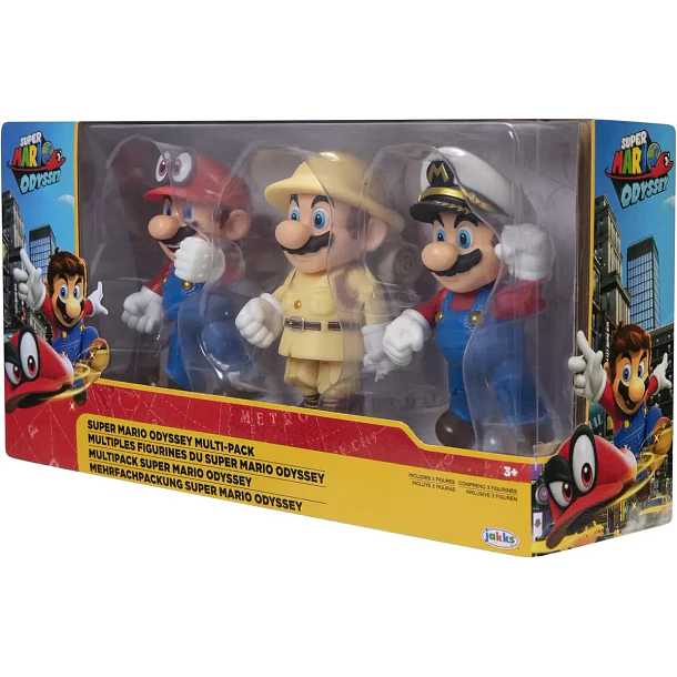 SUPER MARIO ODYSSEY PACK 3 FIGURAS 11 CM JAKKS PACIFIC 5