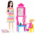 BARBIE MAESTRA PROFESORA CON ALUMNA Y ACCESORIOS MATTEL 1