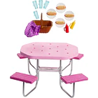 BARBIE SET DE PICNIC CON MESA, BANCOS Y ACCESORIOS 2