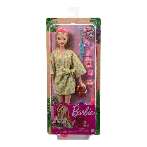 BARBIE SPA DAY CON MASCOTA Y ACCESORIOS MATTEL 5