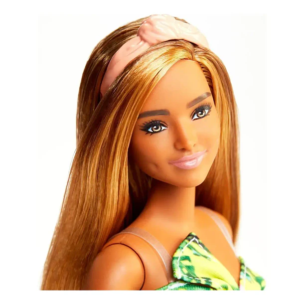 MUÑECA BARBIE FASHIONISTAS 126 VESTIDO TROPICAL MATTEL 2