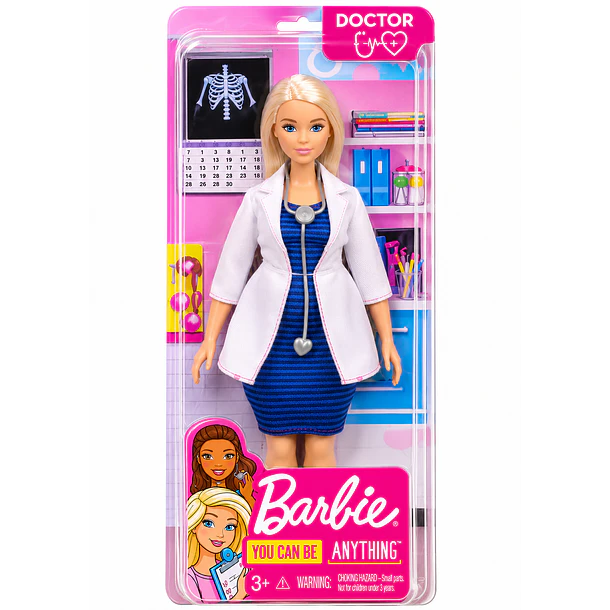 BARBIE DOCTORA MATTEL CON ESTETOSCOPIO ORIGINAL 3