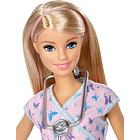 MUÑECA BARBIE DOCTORA RUBIA CON ESTETOSCOPIO 2