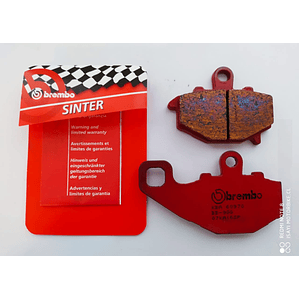 Pastillas de Freno Traseras Kawasaki ER6N, Versys 650. Brembo Sinterizadas