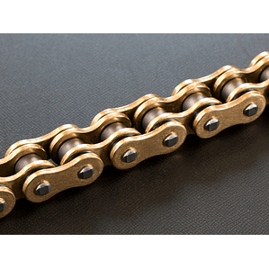 Cadena RK Takasago 520 EXW. Con XW'ring, Dorada