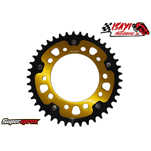 Catalina SuperSprox para Honda CBR500R. Dorada de Acero / Aluminio