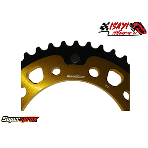 Catalina SuperSprox para Honda CBR500R. Dorada de Acero / Aluminio