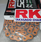 Cadena RK Takasago 520 XSO Naranja. Con RX'ring  - Miniatura 3