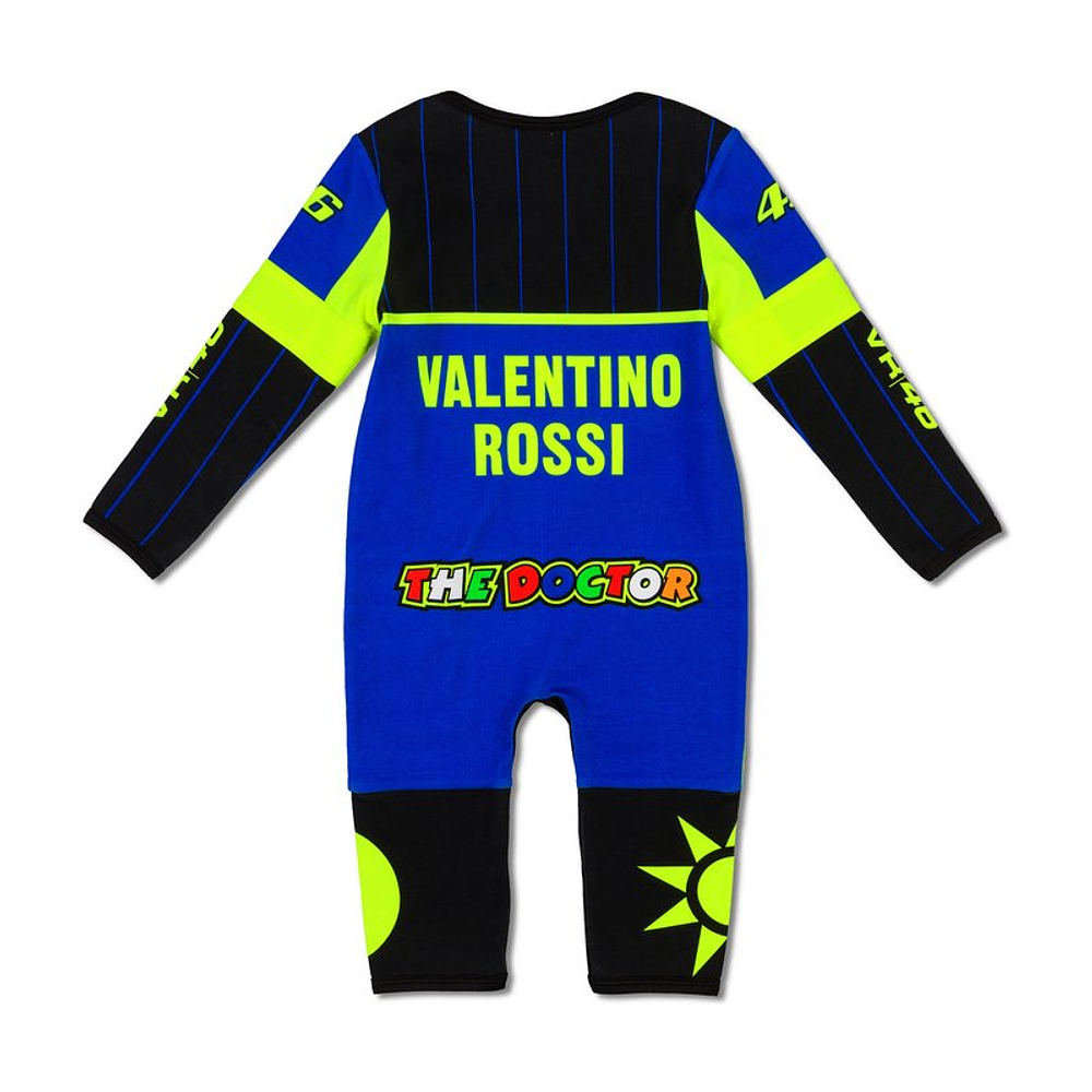 Pijama de bebé VR46 colección Classic 2020. Inspirado en el mono de MotoGP 