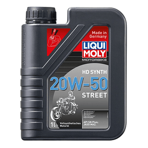 Aceite Liqui Moly 20w50 Street HD, Full Sintético.