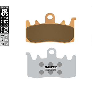Pastillas de Freno Delanteras Ducati Scrambler 800. Galfer Sinterizada