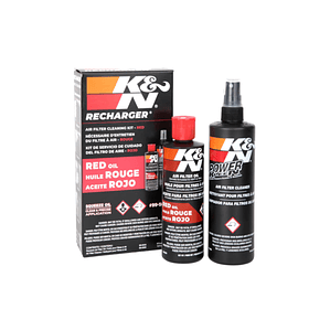 K&N Recharger Kit 99-5050. Limpiador y Aceite Exprimible para Filtros de Aire