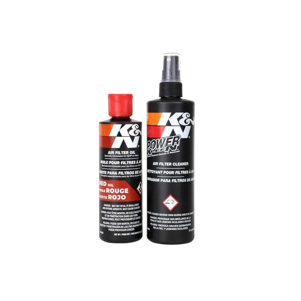 Kit De Servicio De Filtro De Aire K&N – Limpiador Y Aceite En Spray, Modelo 99-5050BK