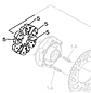 Juego de Dampers Yamaha R3, R3A, MT-03. Yamaha Genuino - Miniatura 4