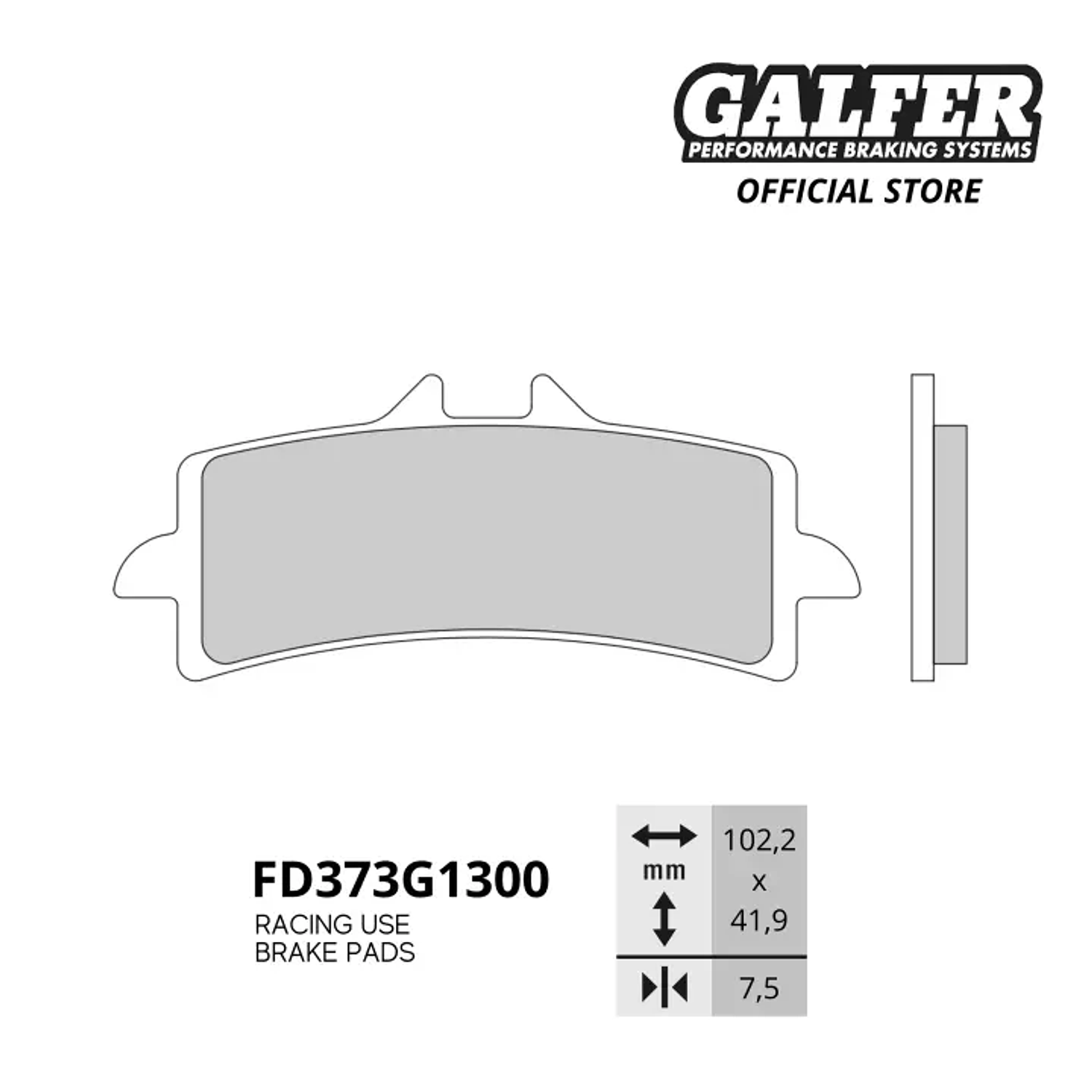 Pastillas de Freno Delanteras Kawasaki ZX10R. Galfer Sinterizadas  6