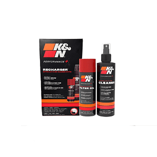 K&N Recharger Kit 99-5000. Limpiador y Aceite Spray para Filtros de Aire