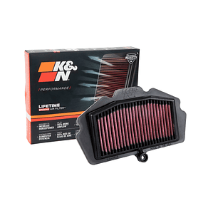Filtro de Aire K&N de Alto Flujo Kawasaki Ninja 400, Z400, Ninja 500 (KA-4018)