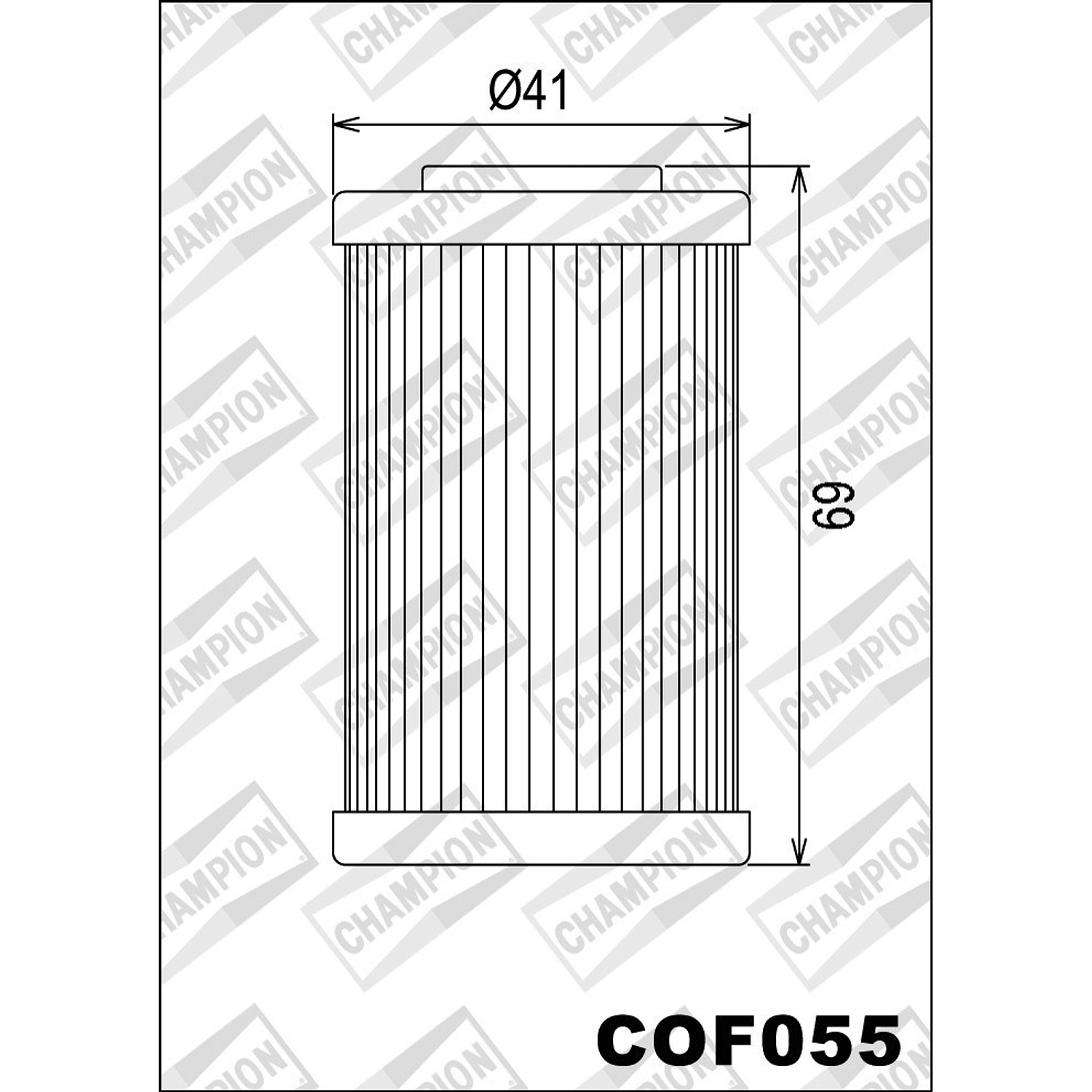 Filtro de Aceite Champion KTM Duke 250, Pulsar Ns200, Husqvarna Svartpilen 401 (Kn 155) 4