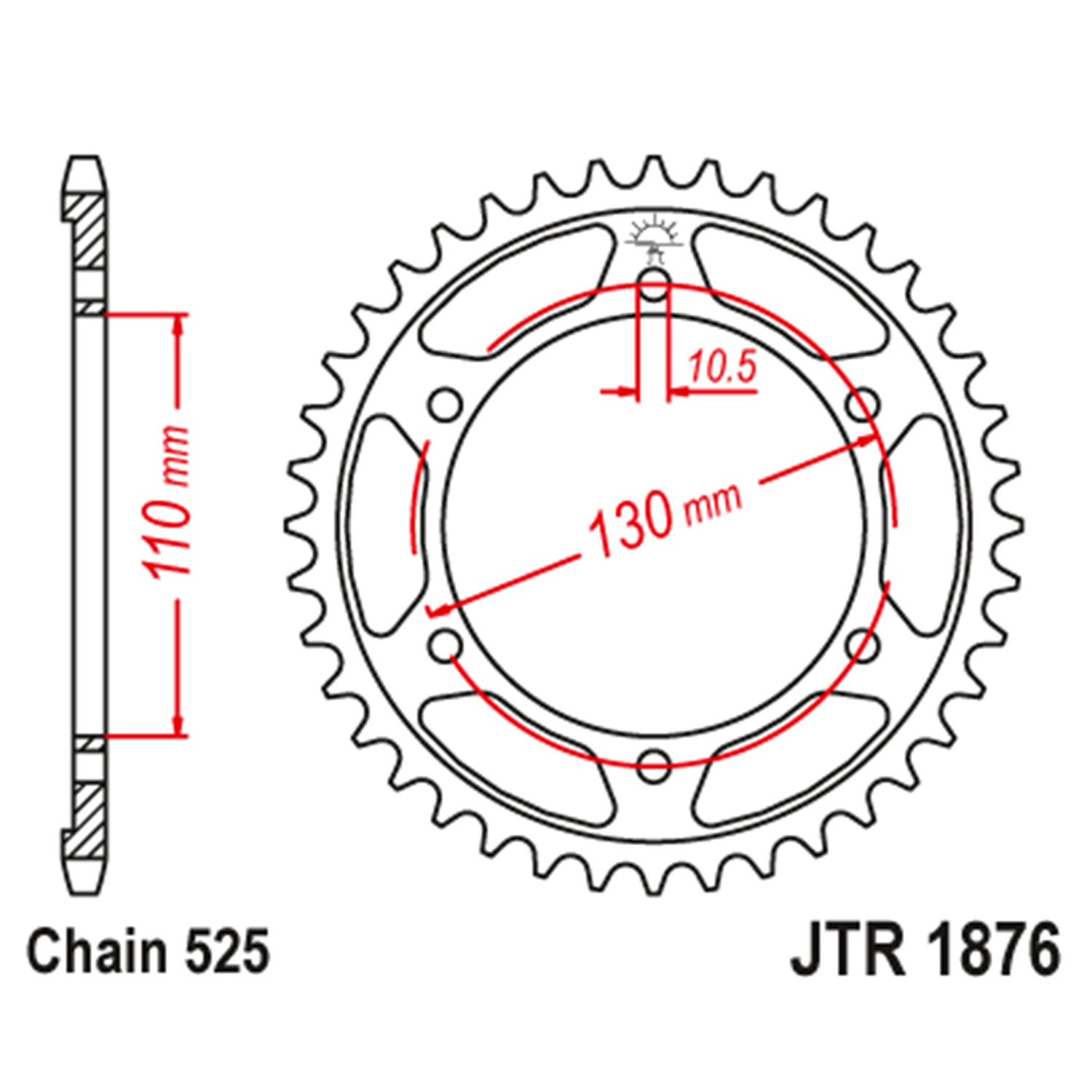 Catalina JT Sprockets Yamaha MT-09, MT-10. De 45T 2