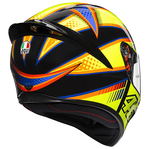 Casco AGV K1 VR Soleluna 2015. QR Norma Chilena
