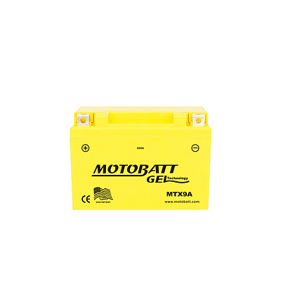 Batería Gel Motobatt MTX9A. (Reemplaza a YTX9-BS)